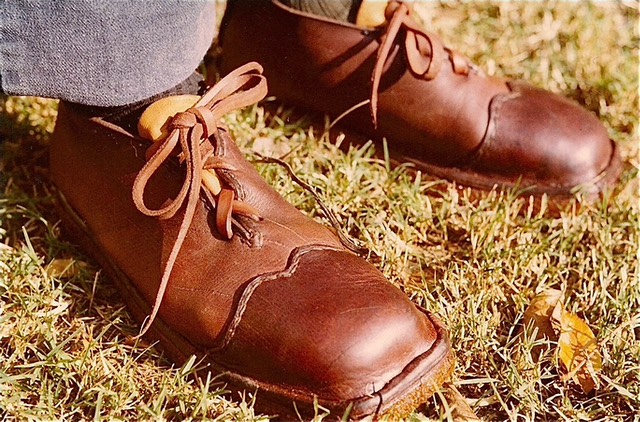 Brown tan shoes