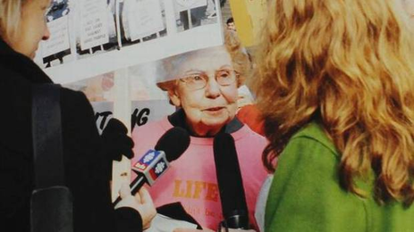 Ruth Goodman, middle, spent her life fighting for social justice.