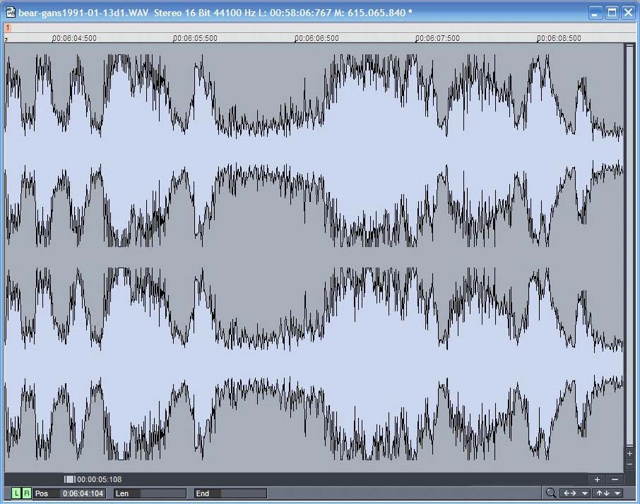 samplitude waveform